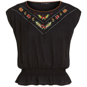 King Louie Selly Top Citrine Embroidery